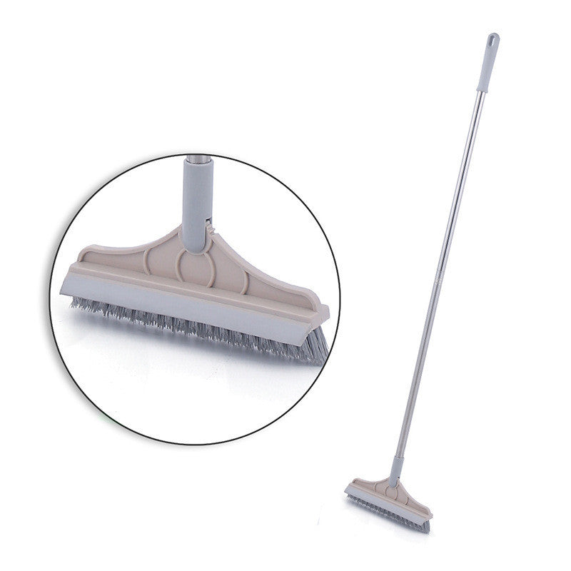 Brosse de nettoyage des espaces de sol, balai en V, essuie-glace en caoutchouc, verre, salle de bains, toilettes, carrelage, séchage de l'eau, poussière, poils d'animaux, grattoir domestique