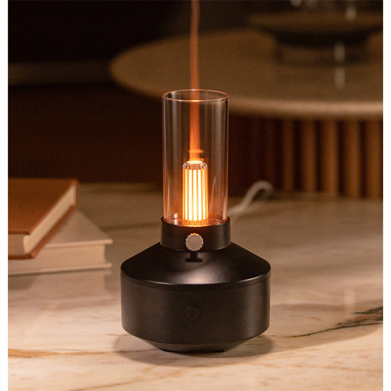 2023 Retro Light Aroma Diffuser Essential Oil LED Light Filament Night Light  Air Humidifier For Home