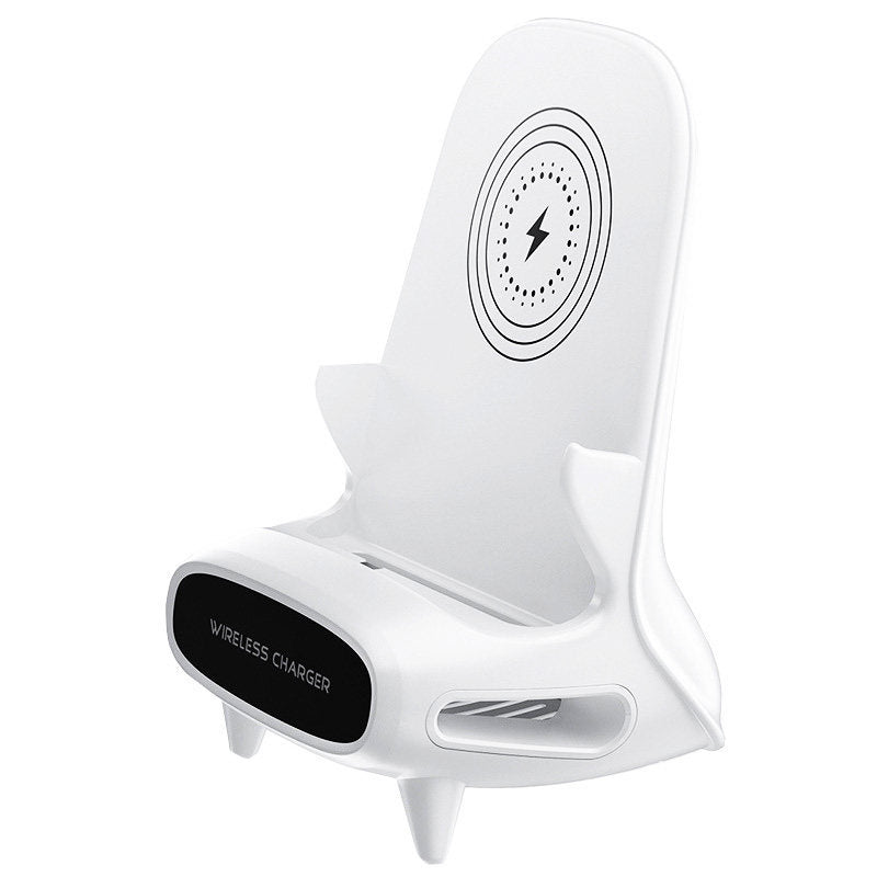 Mini chaise Portable, chargeur sans fil, support de téléphone Portable, chargeur sans fil 10W, Charge rapide, cadeau spécial