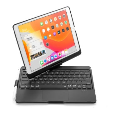 Compatible with Apple, Rotatable Bluetooth Ipad Touch Keyboard With Backlight