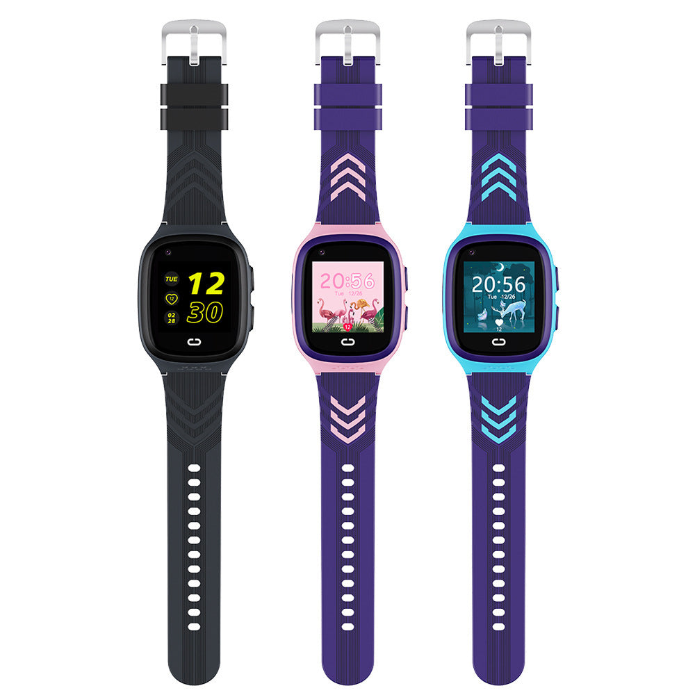 Montre intelligente pour étudiants SOS, positionnement GPS pour enfants, appel vidéo, clôture électronique, 4G