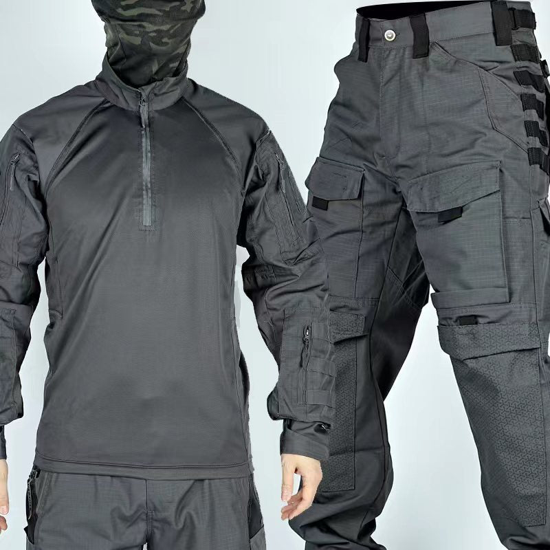 Combinaison de camouflage pour hommes, vêtements de grenouille à manches longues, vêtements d'entraînement pour le printemps et l'automne