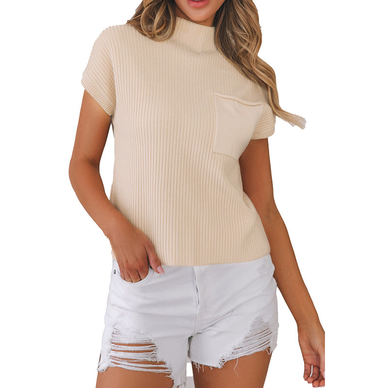 Women's Casual All-match Short-sleeved Sweater