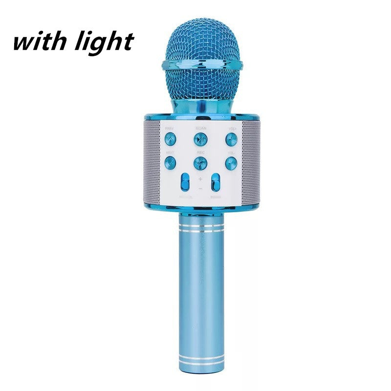 Microphone sans fil Portable Bluetooth, Mini Ktv domestique pour jouer de la musique, haut-parleur chantant