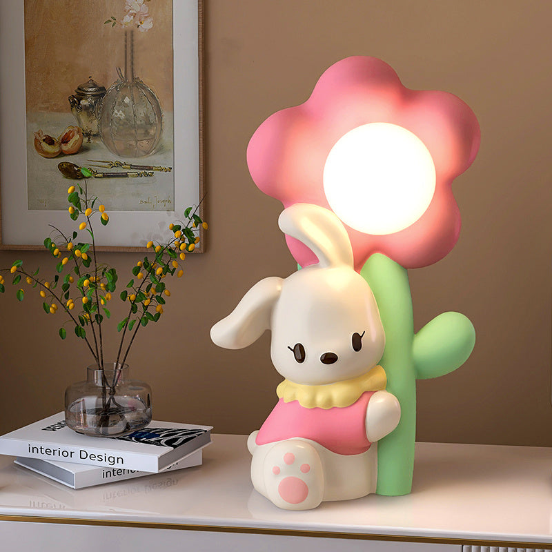 Simple Style Creative Ornaments Luminous Flower Decoration Table Lamp