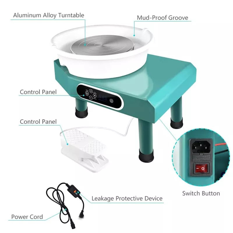 Children's household electric ceramic drawing machine