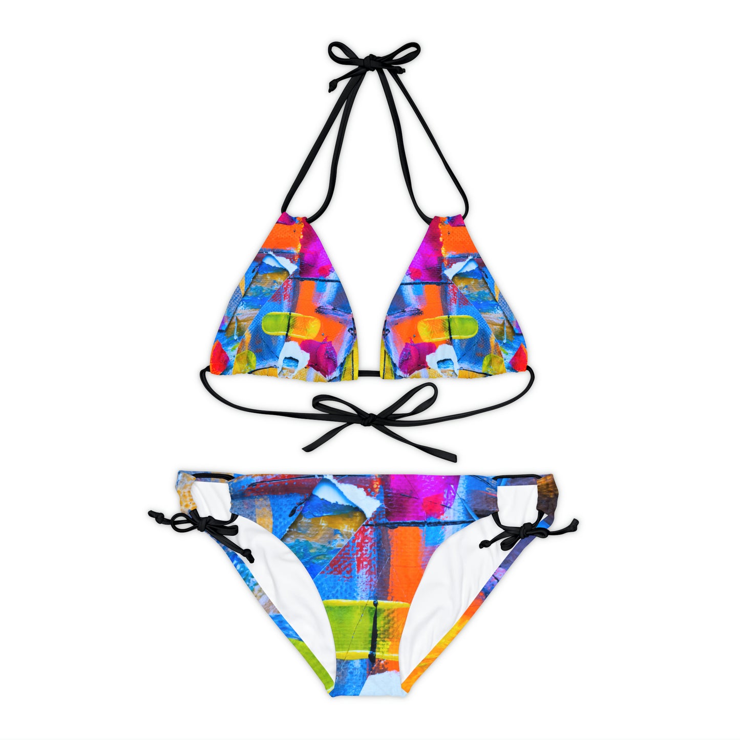 Square Colors - Inovax Strappy Bikini Set