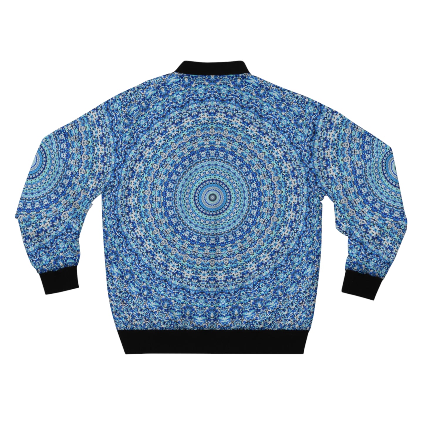 Mandala Bleu - Blouson Bomber Inovax pour Homme