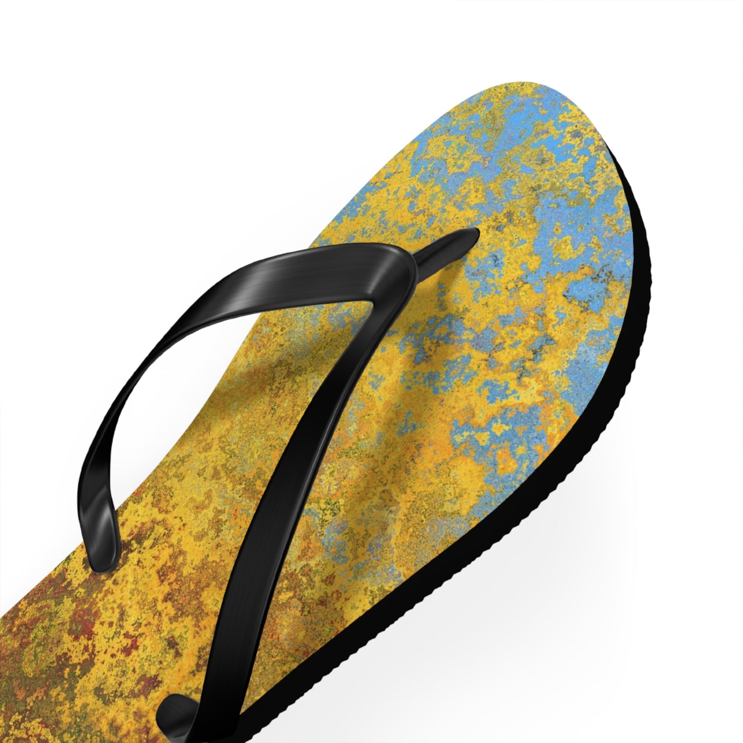 Gold and blue spots - Inovax Flip Flops