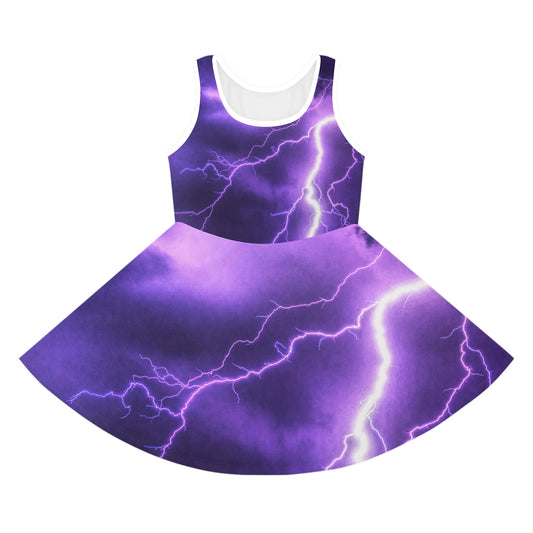 Electric Thunder - Inovax Girl's Sleeveless Sundress