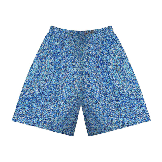 Mandala Azul - Pantalón Corto Deportivo Inovax Hombre