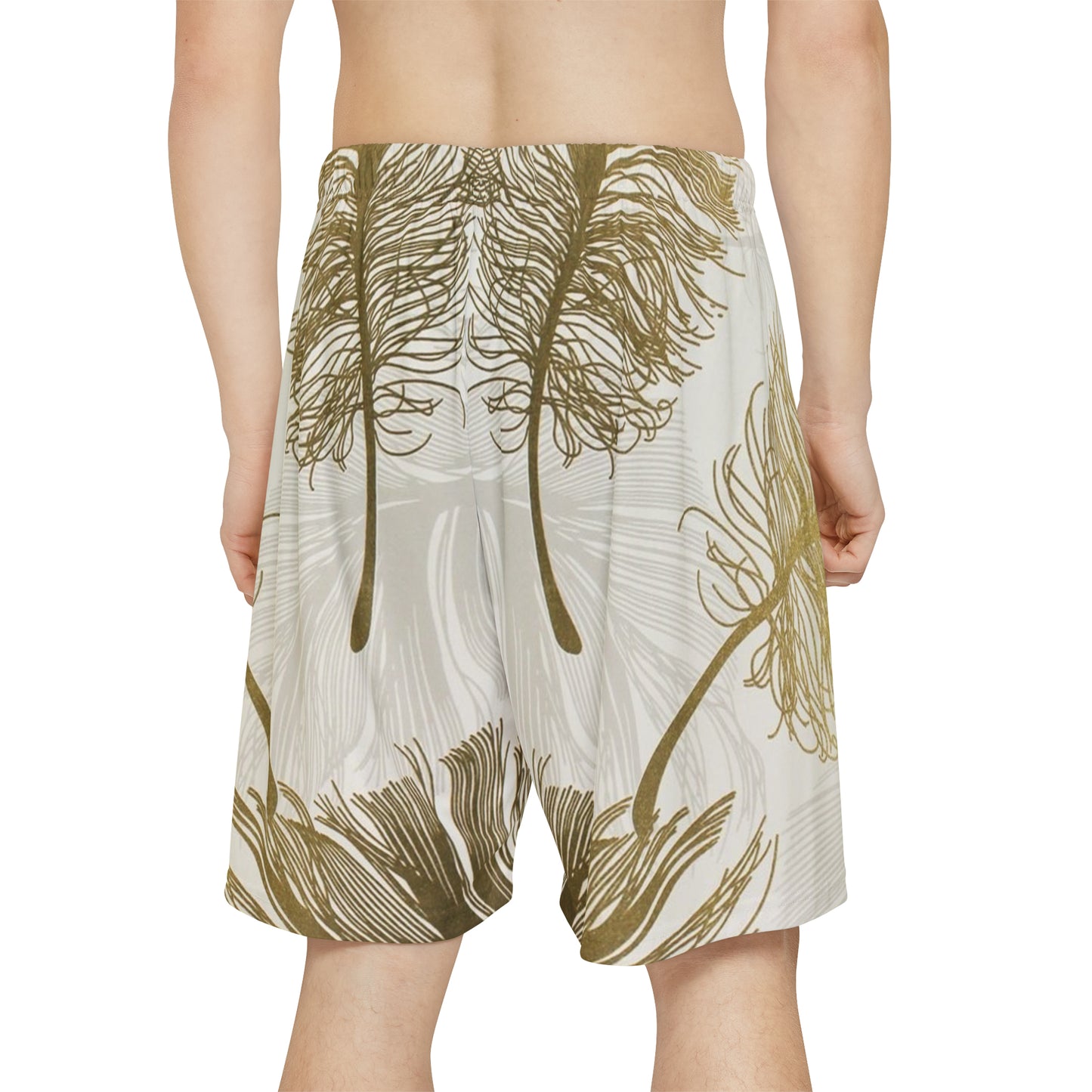 Golden Feathers - Inovax Men’s Sports Shorts