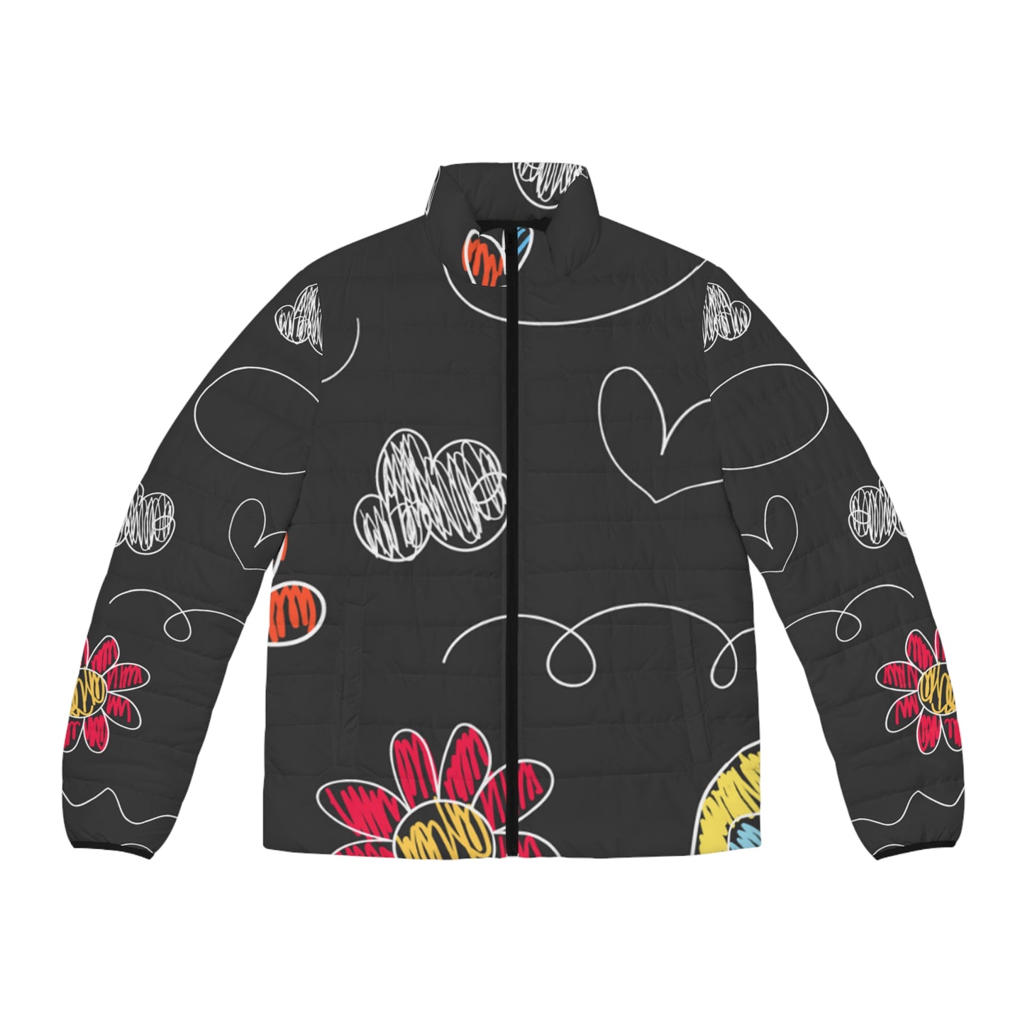 Kids Doodle Playground - Chaqueta acolchada para hombre Inovax