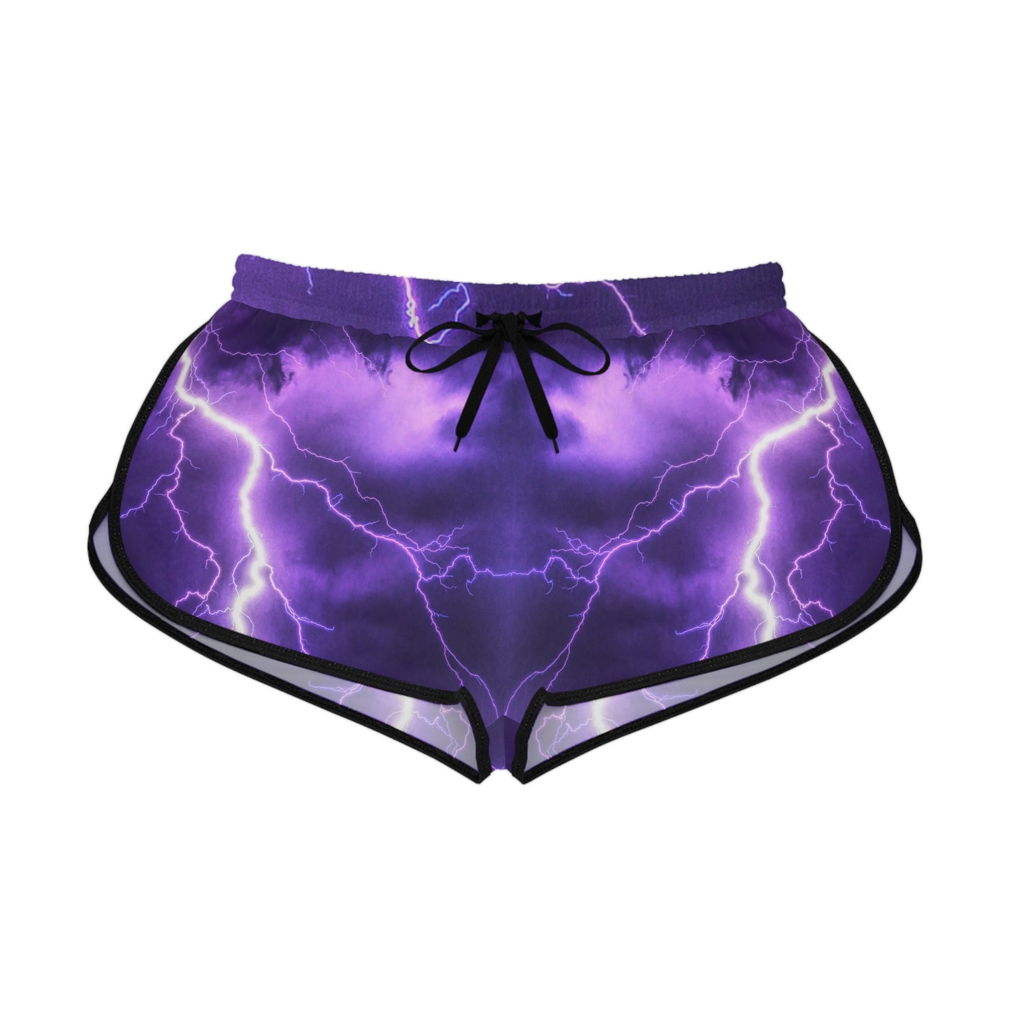 Electric Thunder - Pantalones cortos relajados para mujer Inovax