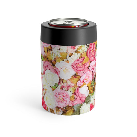 Pink Flowers - Inovax Can Holder