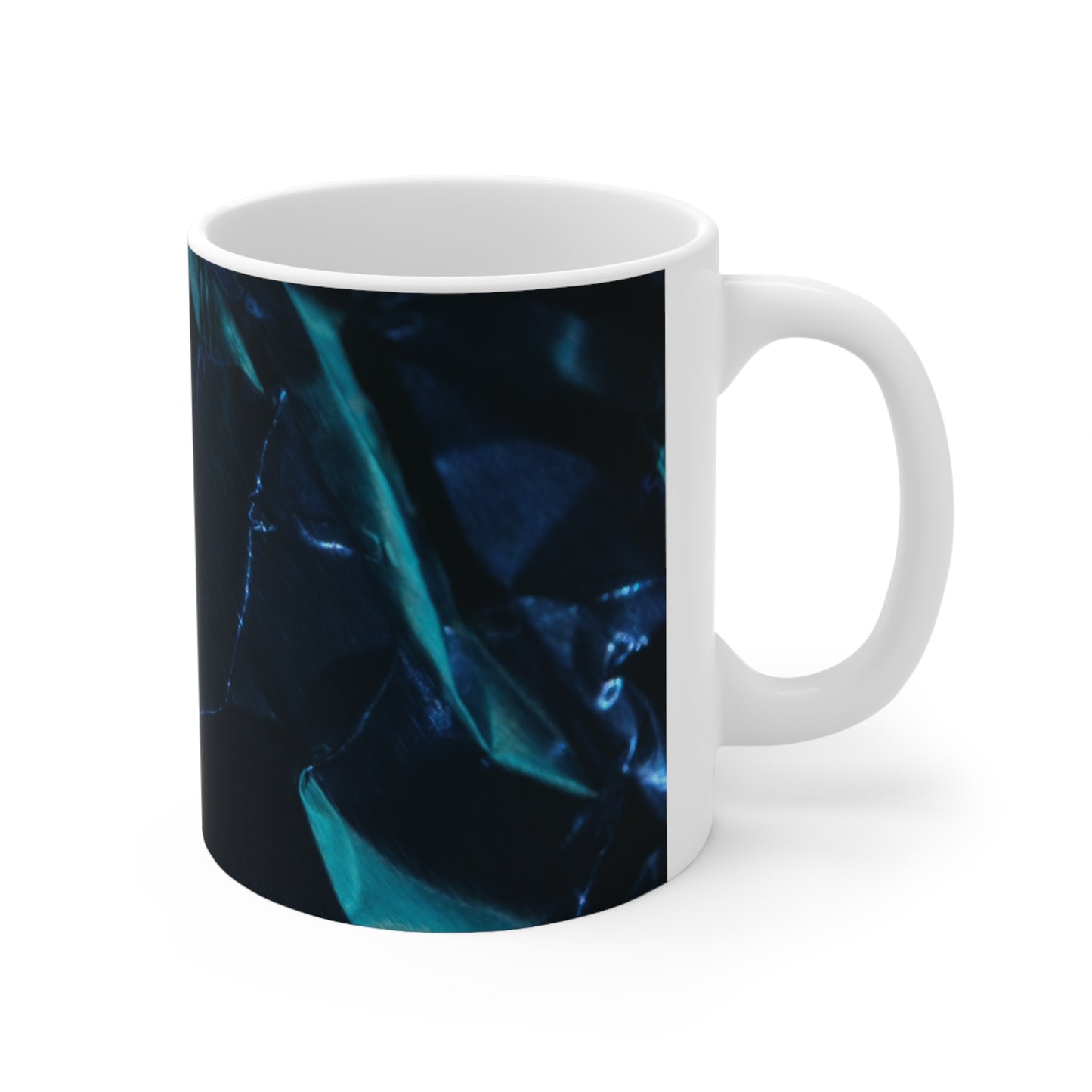 Azul Metálico - Taza de Cerámica Inovax 11oz