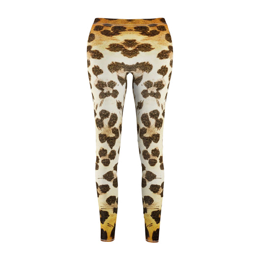 Cheetah - Leggings casuales de corte y costura de mujer Inovax