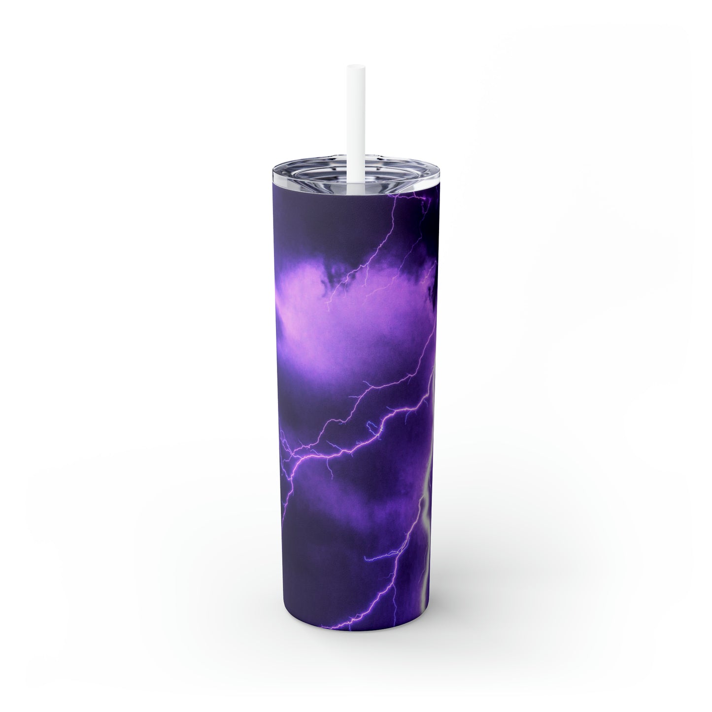 Electric Thunder - Inovax Maars® Skinny Tumbler avec paille 20oz