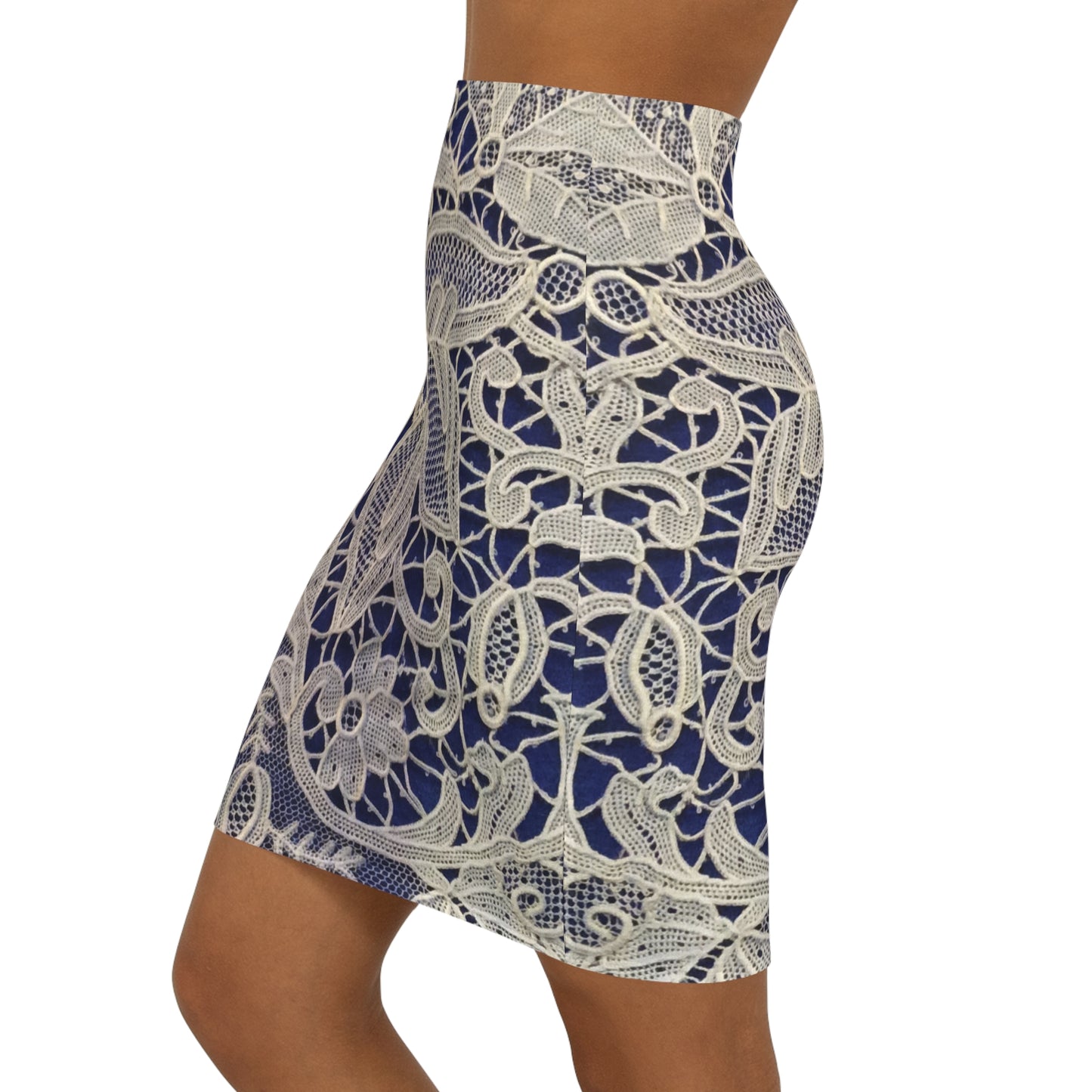 Golden and Blue - Inovax Women's Mini Skirt