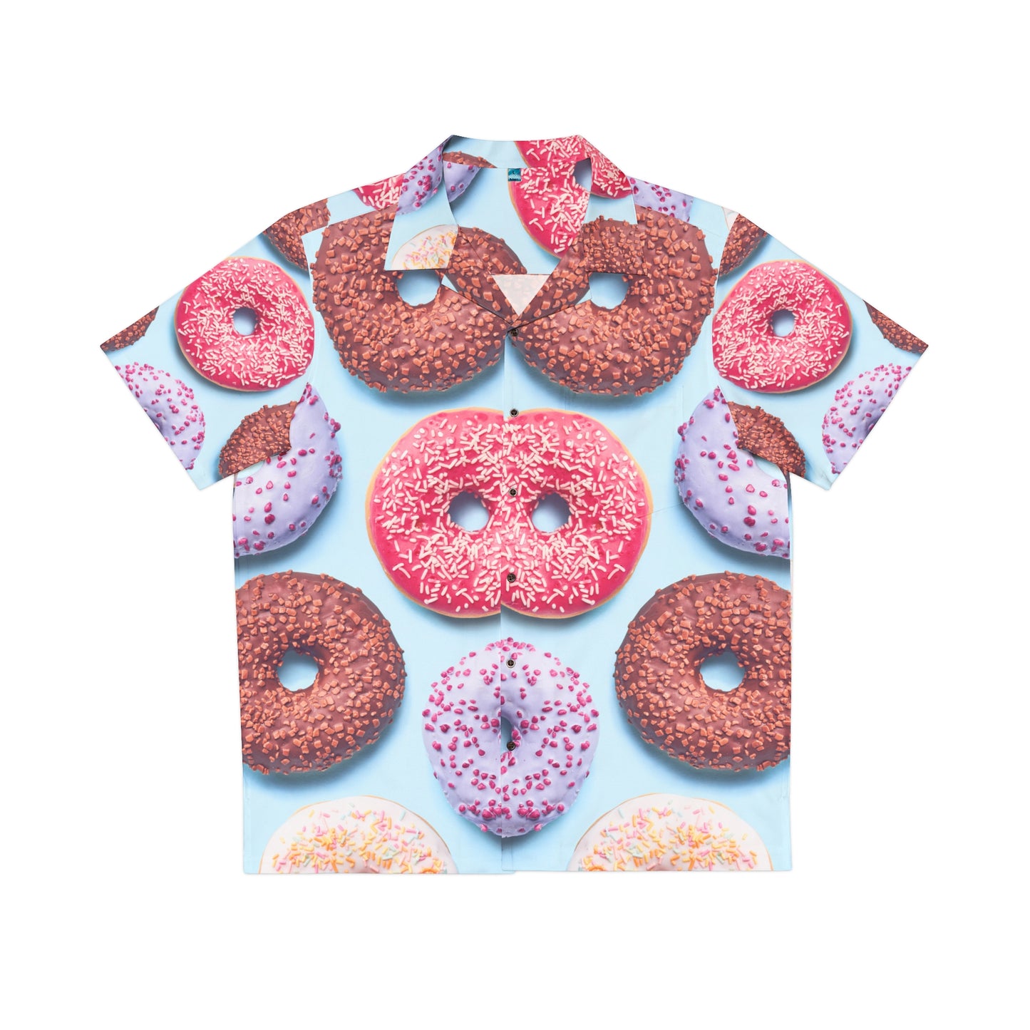 Donuts - Camisa hawaiana para hombre Inovax