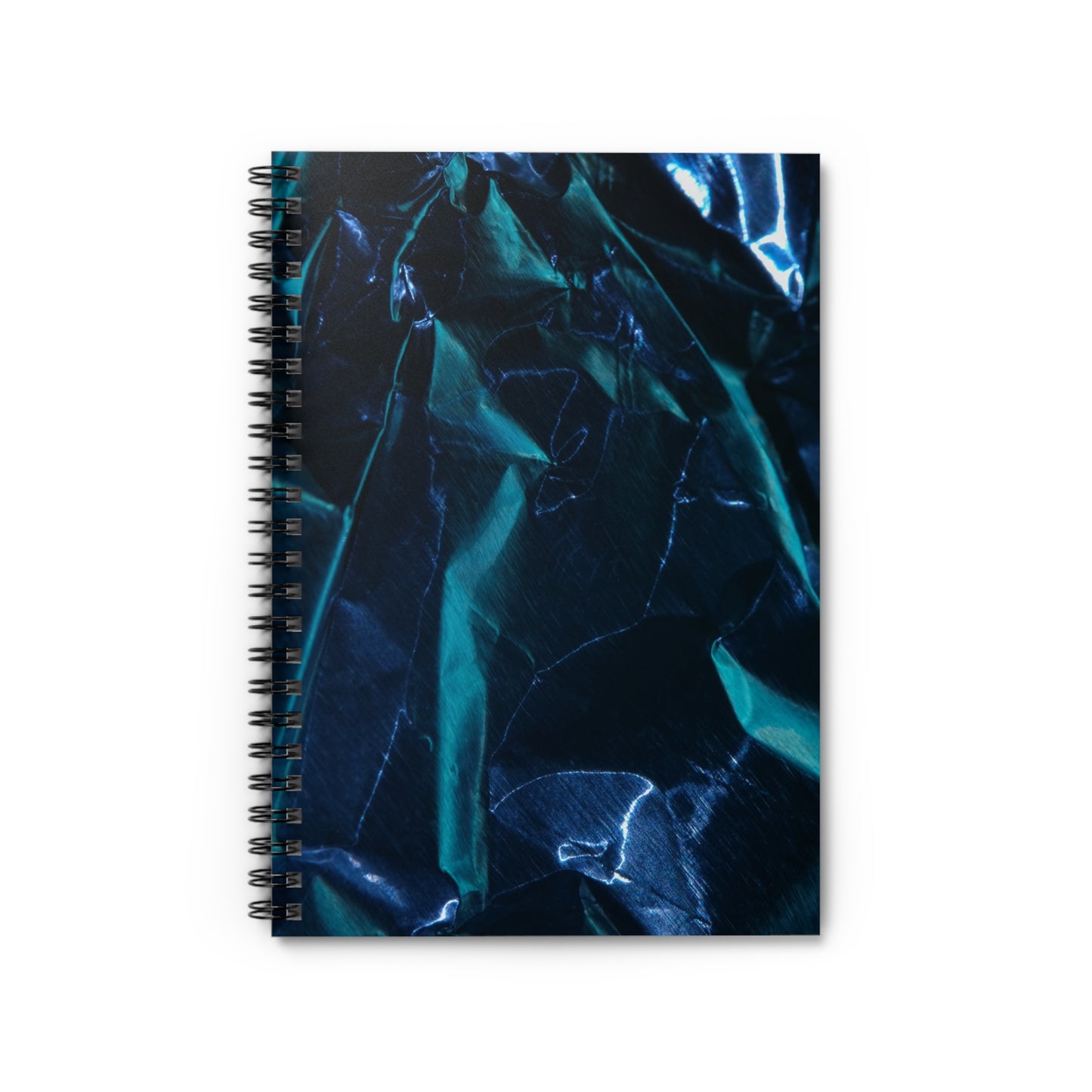 Azul Metálico - Cuaderno Espiral Inovax (Línea Reglada)