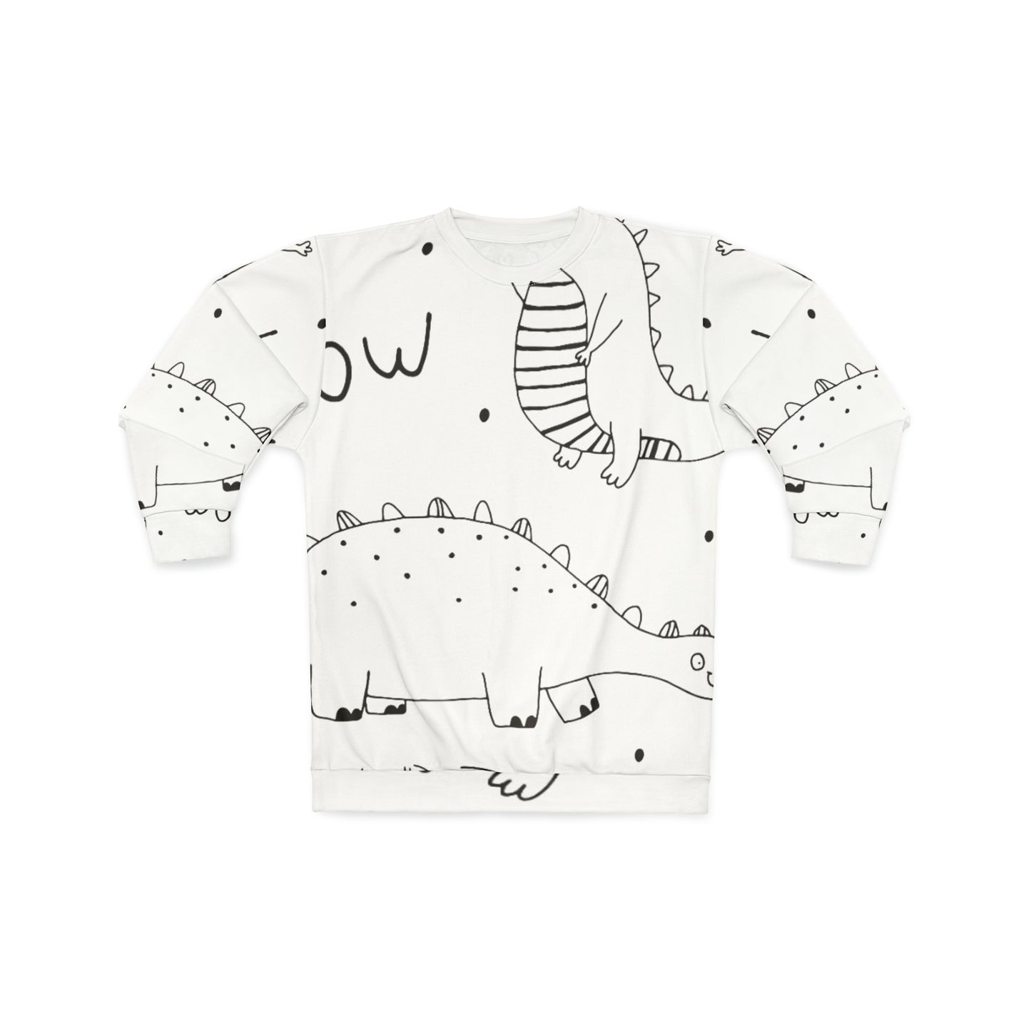 Doodle Dinosours - Sudadera unisex Inovax