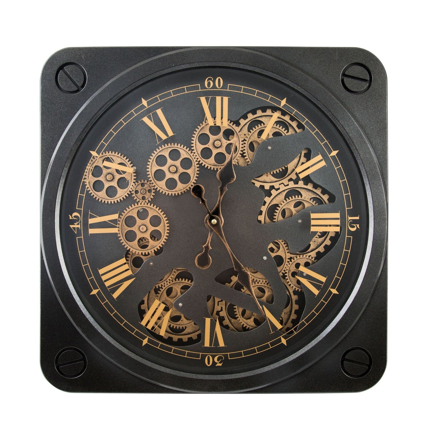 American Creative Art Vintage Plastic Gear Wall Clock