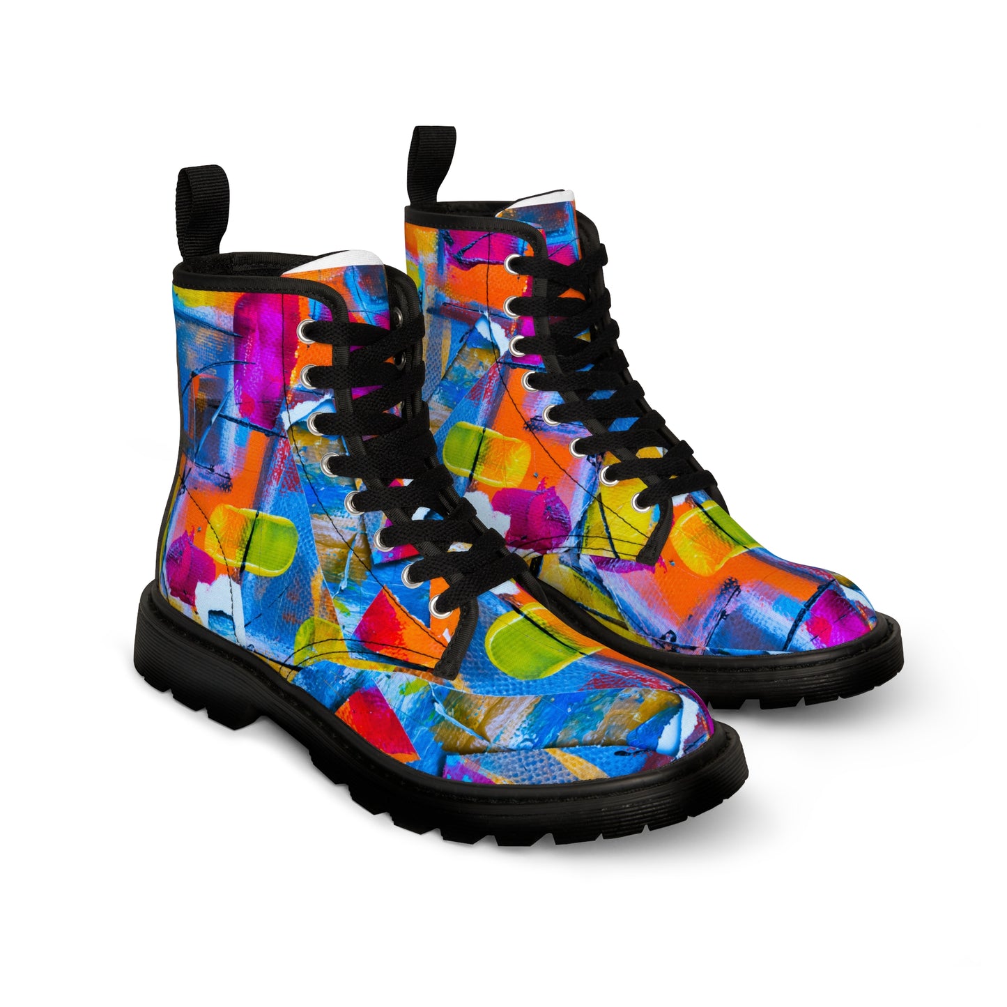 Square Colors - Inovax Woman's Canvas Boots