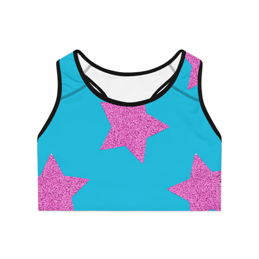 Pink Stars - Inovax Sports Bra