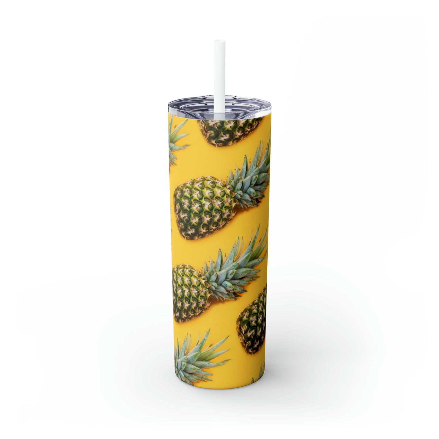 Pineapple - Inovax Maars® Skinny Tumbler with Straw 20oz