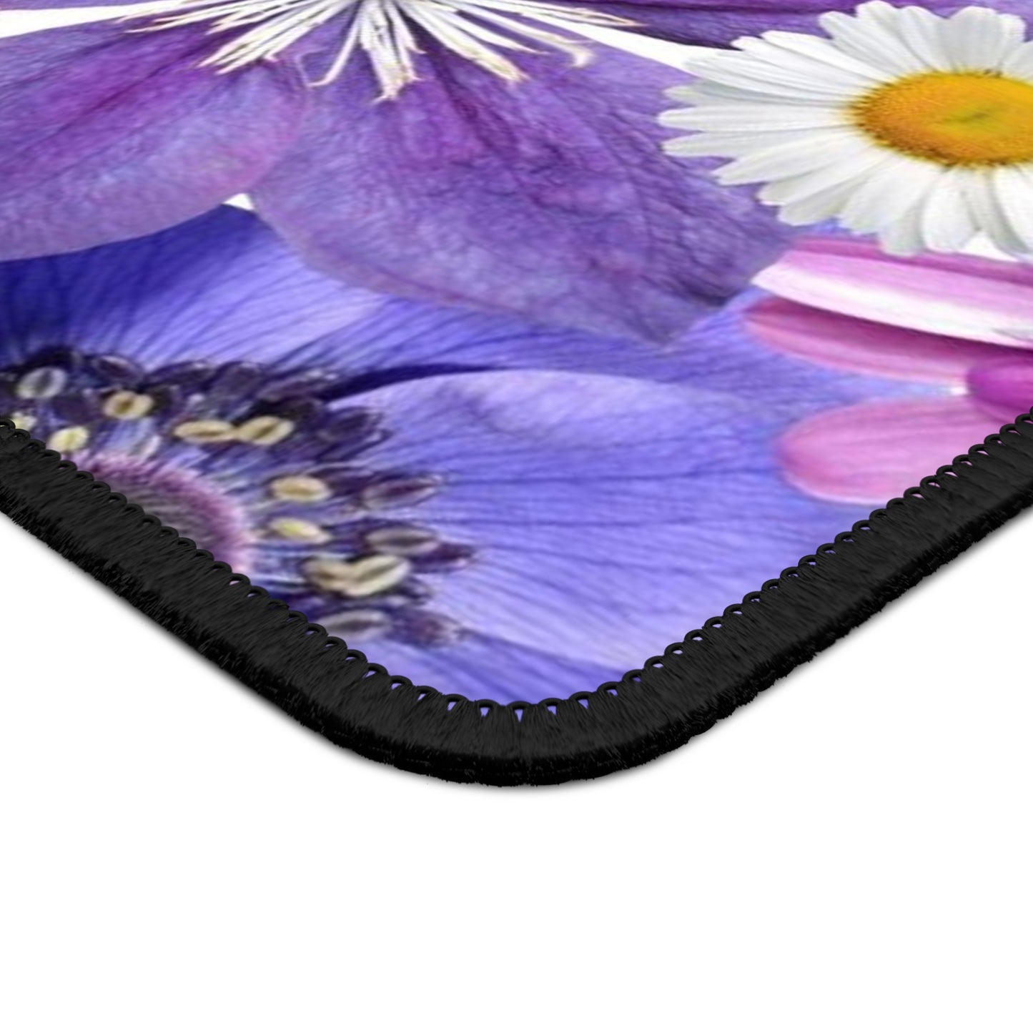 Purple Flowers - Inovax Gaming Mouse Pad