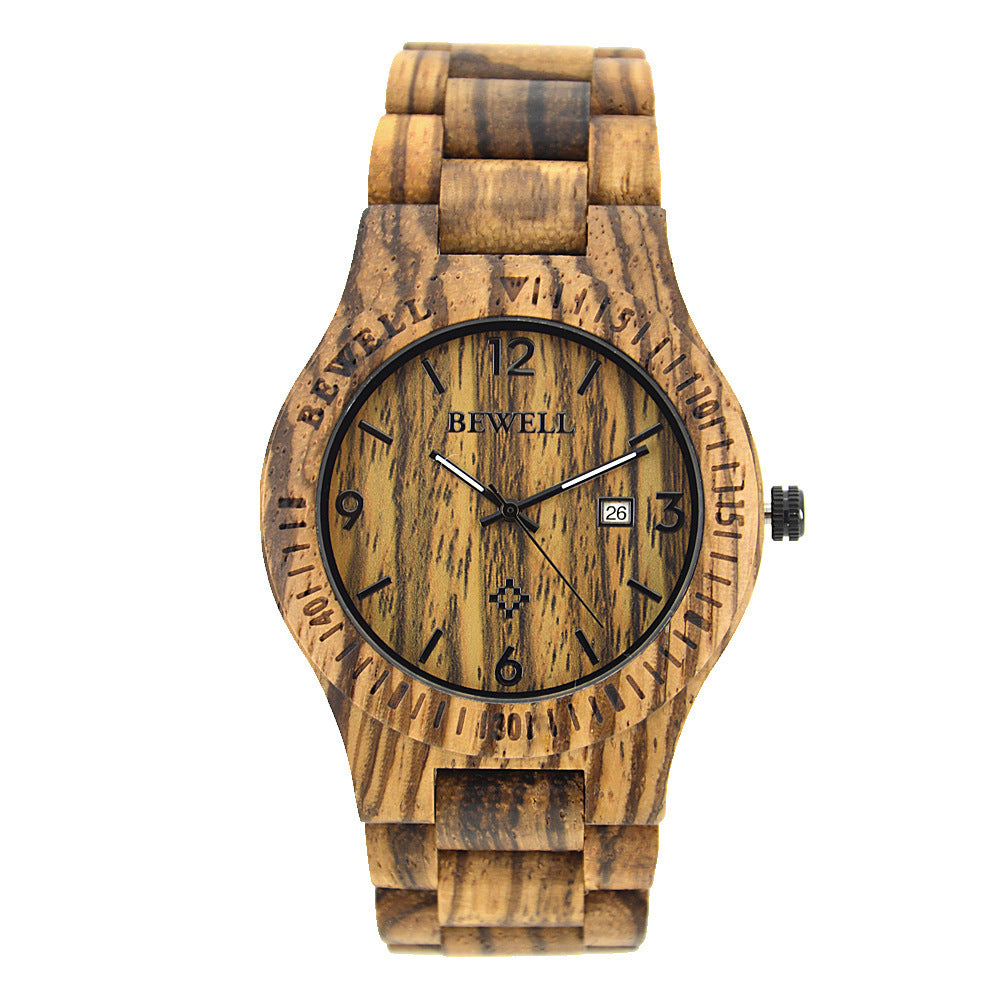 Montre en bois de santal