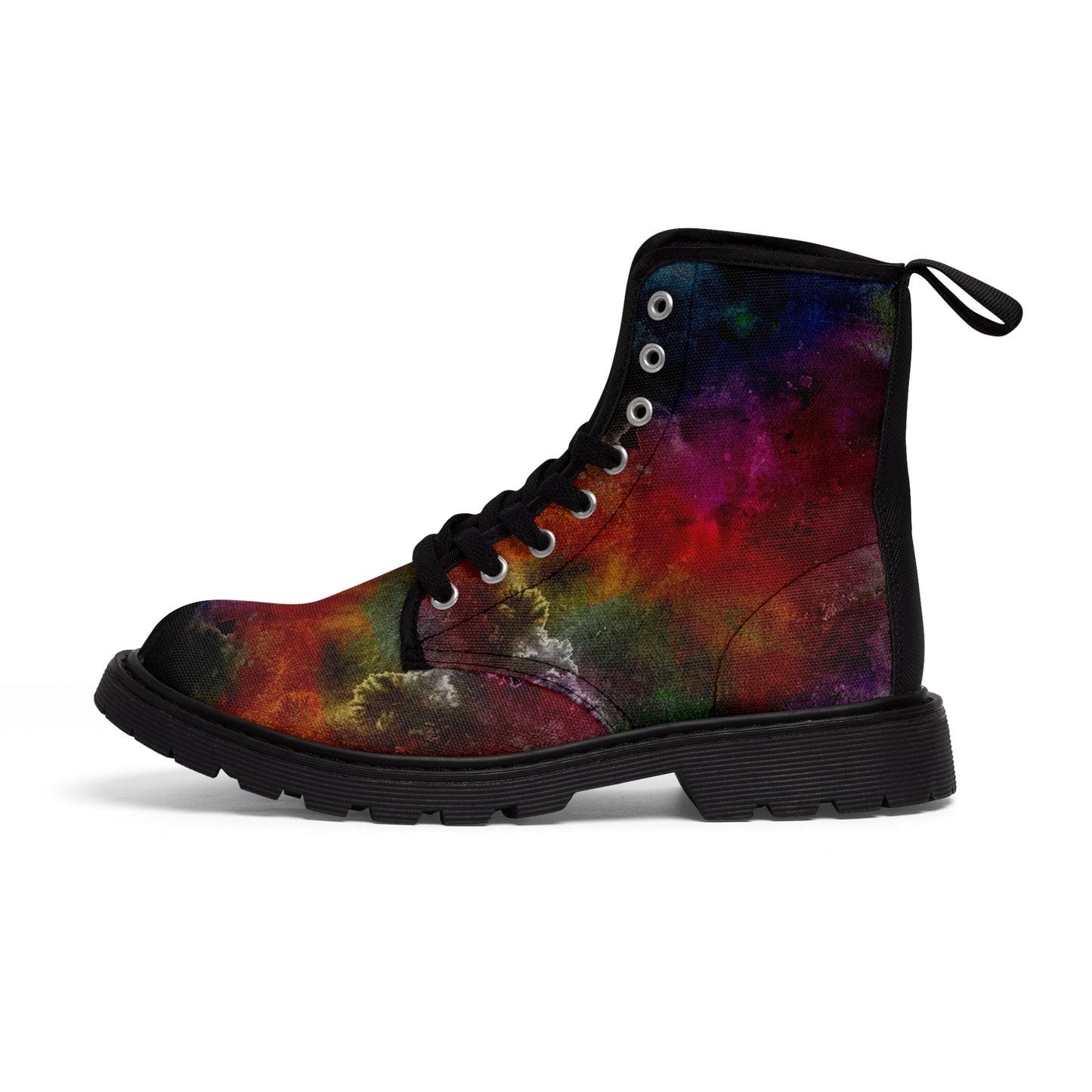 Dark Explosion  - Inovax Men's Canvas Boots