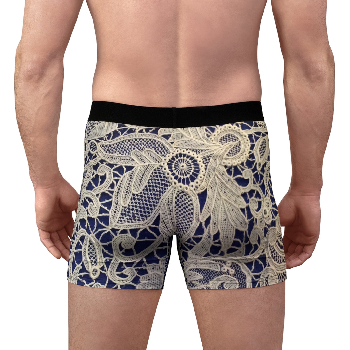 Dorado y Azul - Calzoncillos Boxer para Hombre Inovax