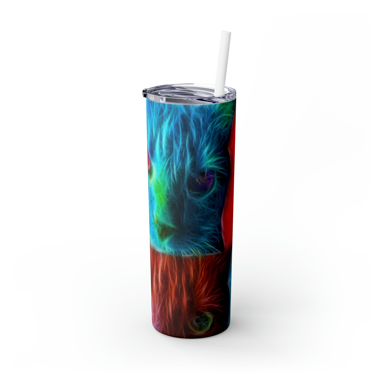 Pop Cats - Vaso delgado Inovax Maars® con pajita de 20 oz