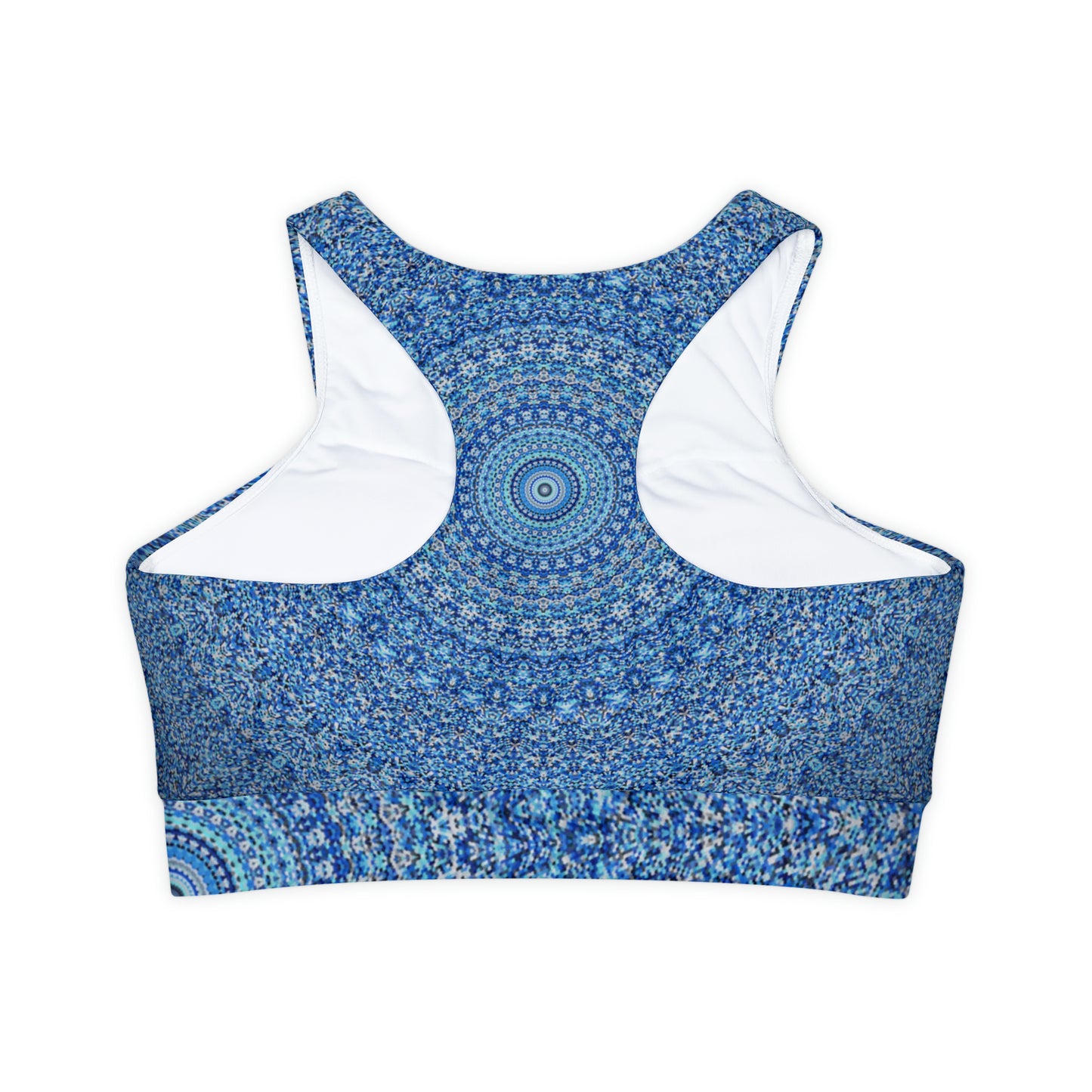 Blue Mandala - Inovax Padded Sports Bra