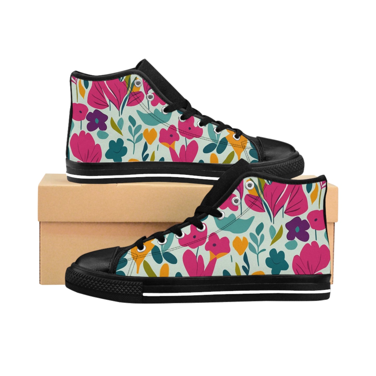 Flores claras - Zapatillas clásicas Inovax para mujer