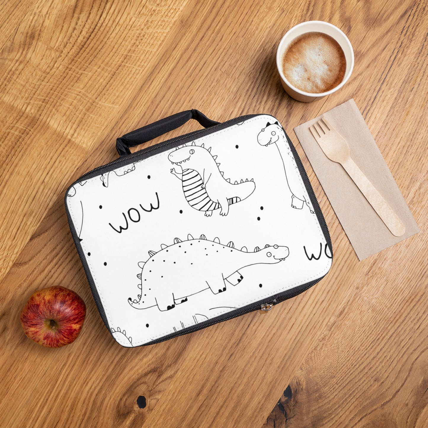 Doodle Dinosours - Bolsa de almuerzo Inovax