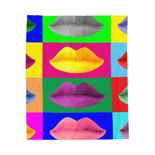 Pop Mouth - Inovax Velveteen Plush Blanket