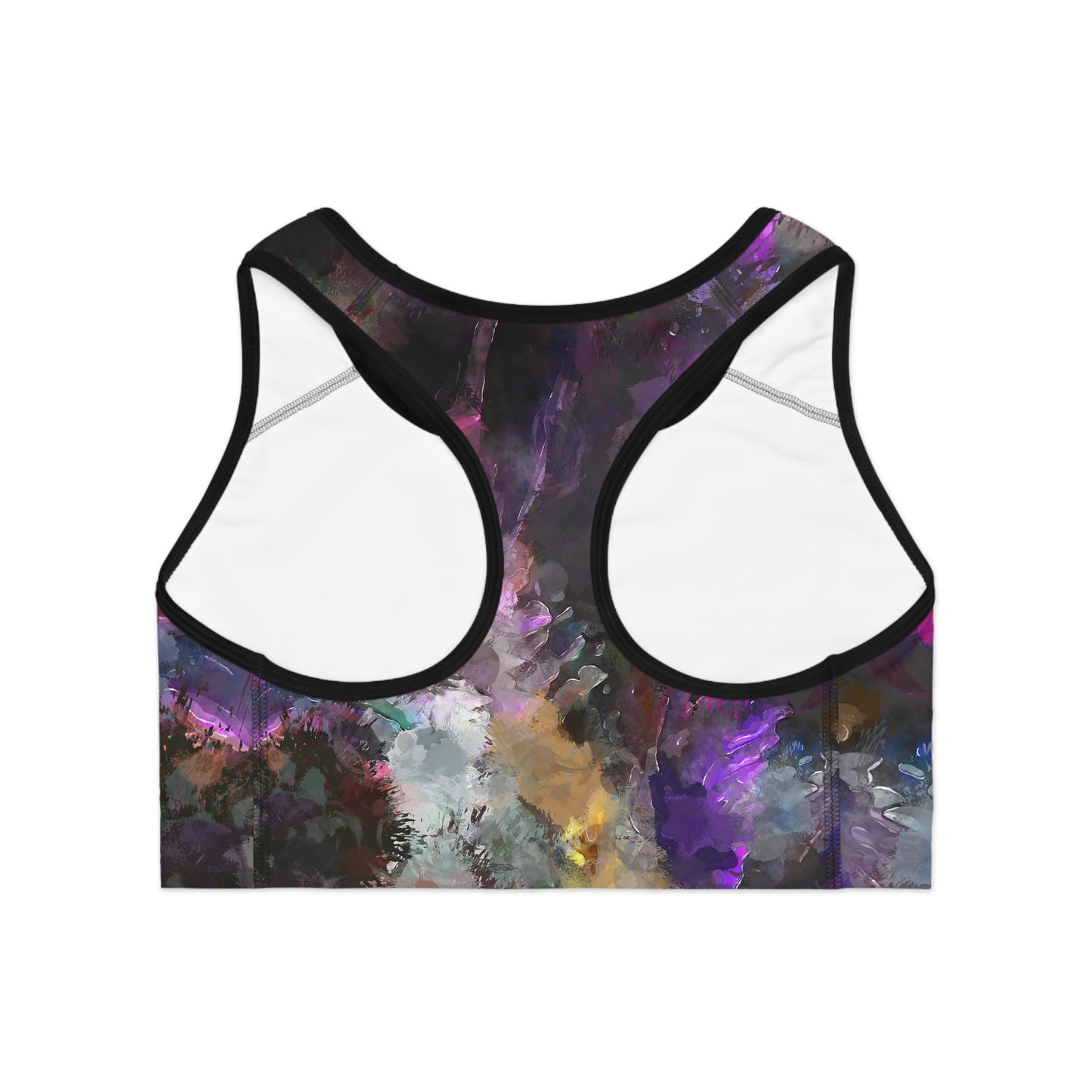 Purple Painting - Inovax Sports Bra