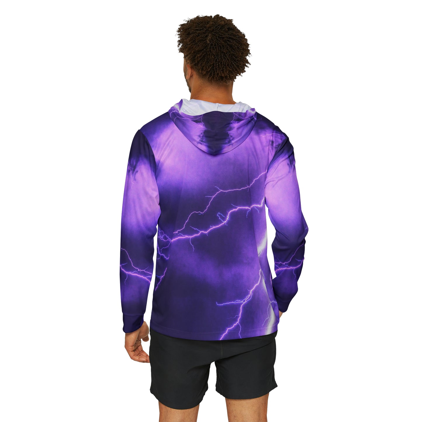 Electric Thunder - Sweat à capuche d'échauffement sportif pour hommes