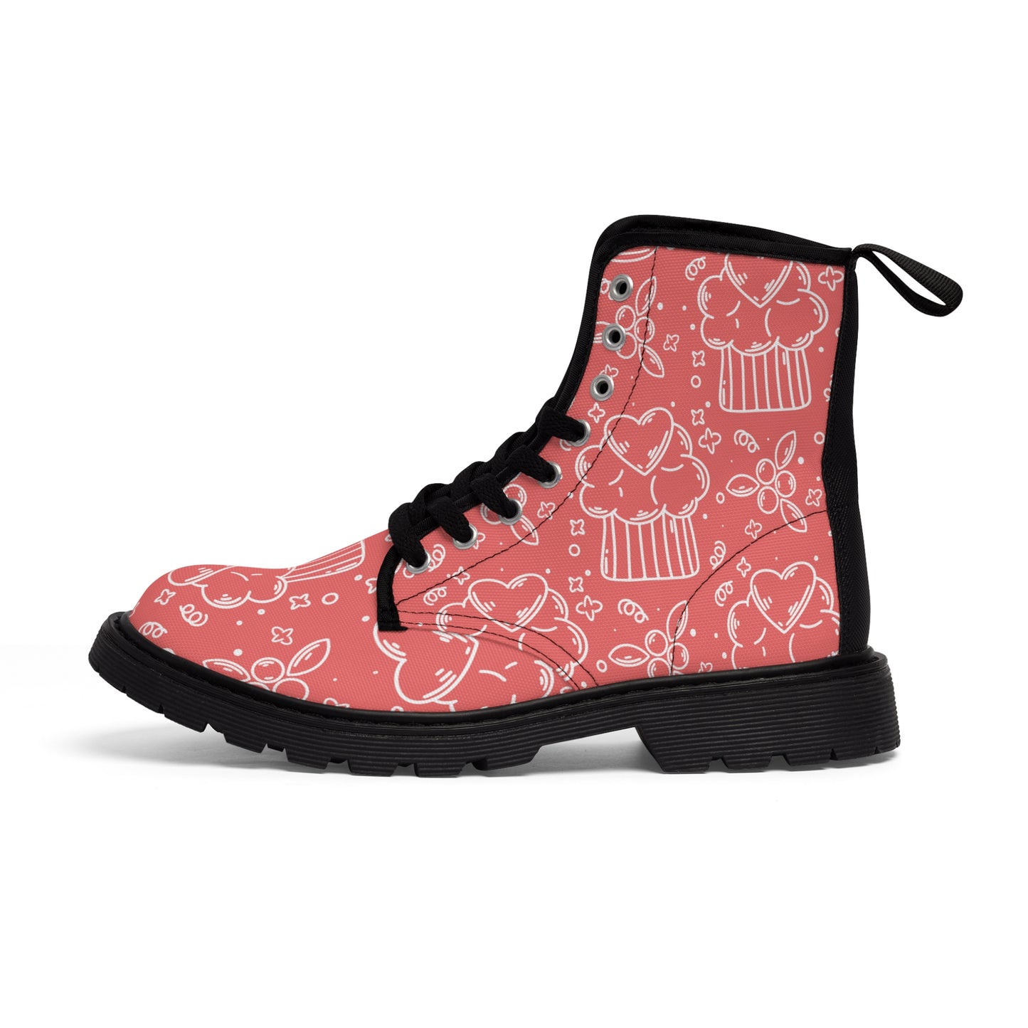 Doodle Pancake - Botas de lona para mujer Inovax