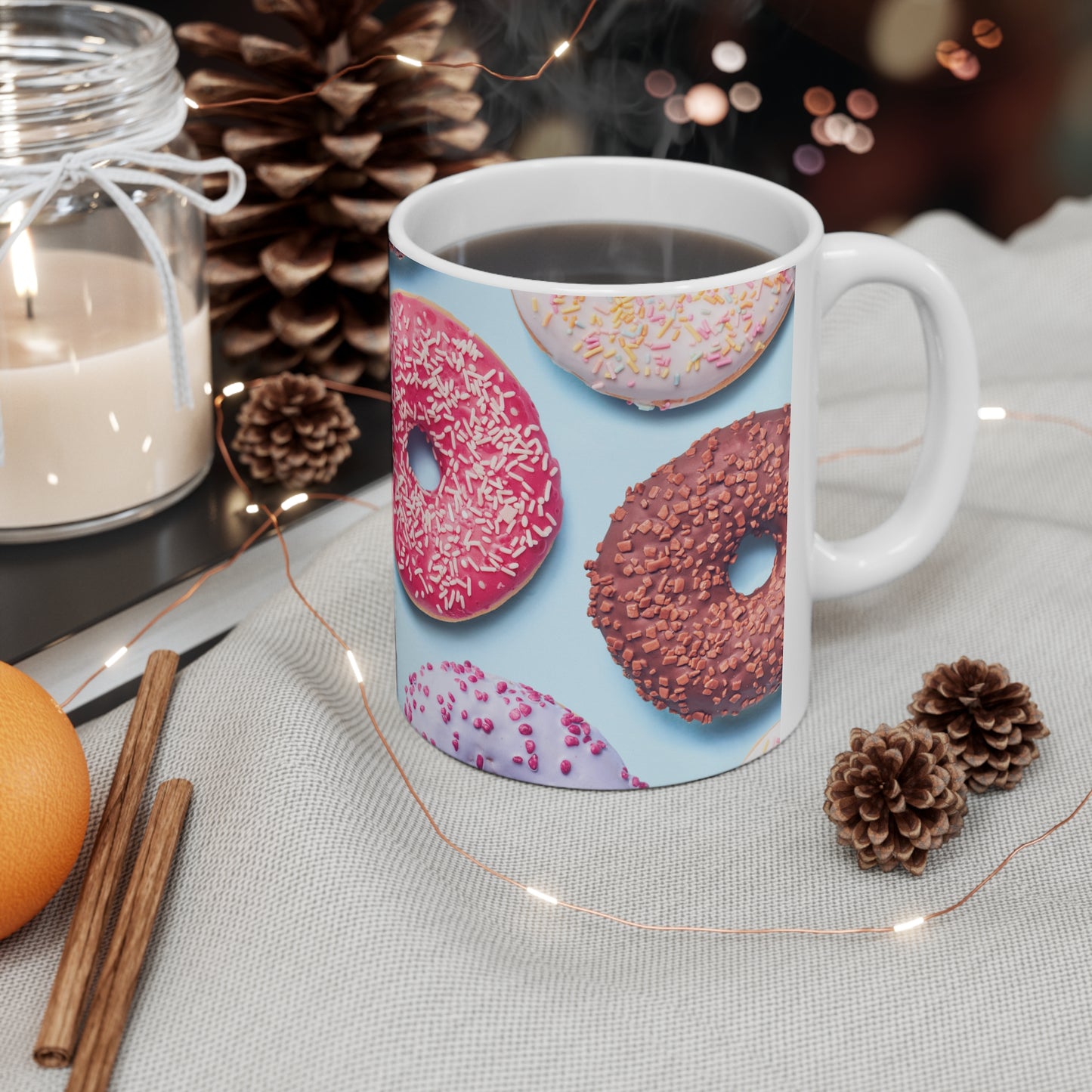 Donuts - Inovax Ceramic Mug 11oz