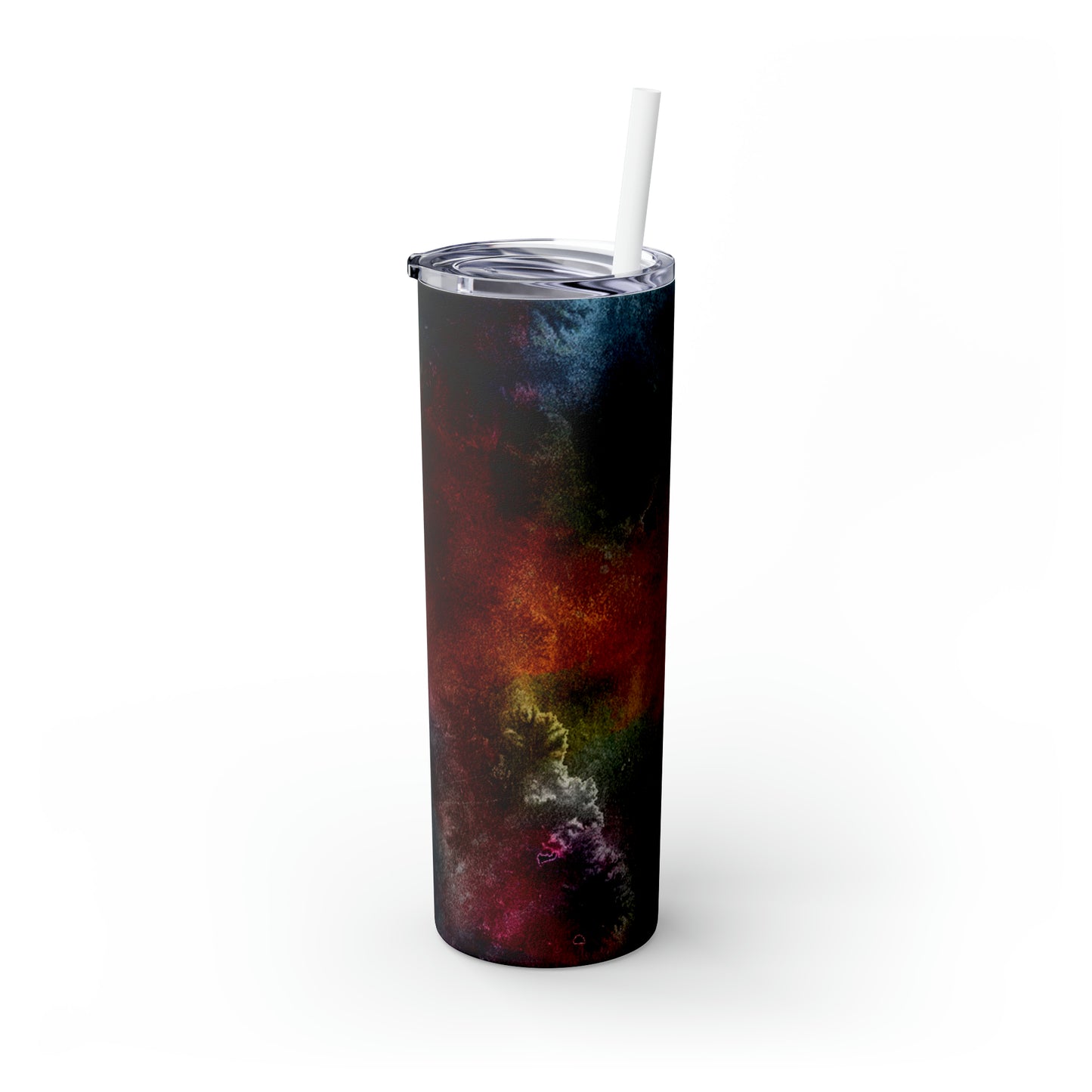 Dark Explosion  - Inovax Maars® Skinny Tumbler with Straw 20oz