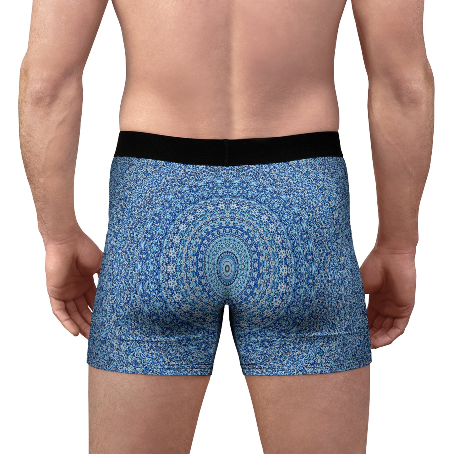 Mandala Azul - Calzoncillos Boxer Inovax para Hombre