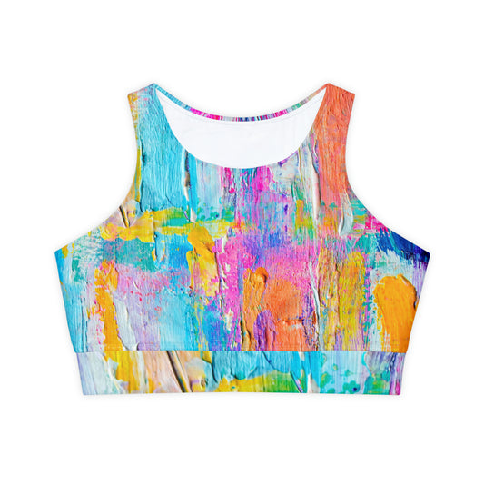 Pastel Colors - Inovax Padded Sports Bra