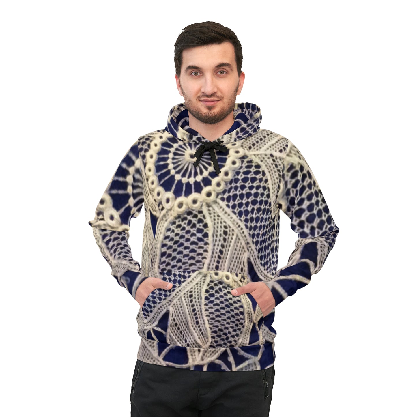 Dorada y Azul - Sudadera con capucha Inovax Athletic