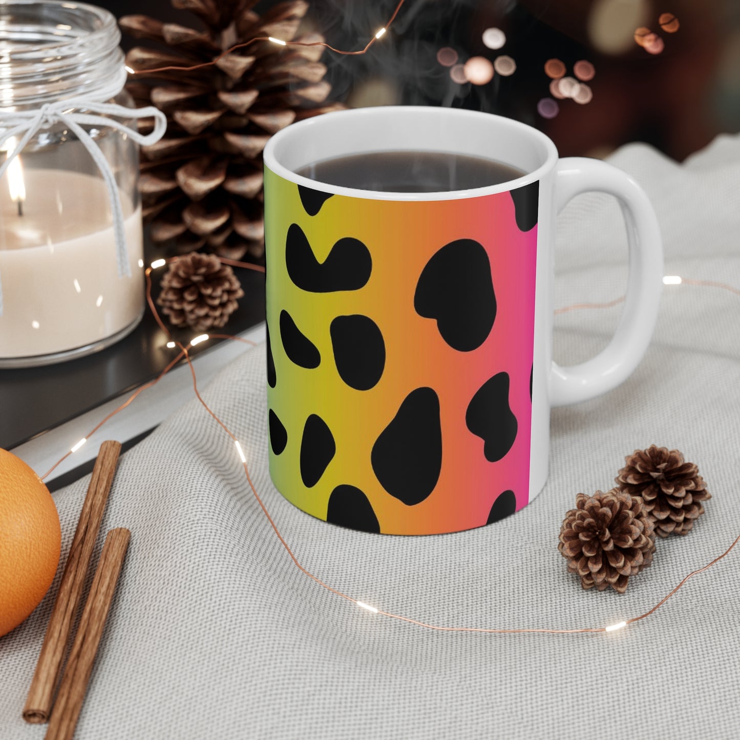 Colorful Jaguar - Inovax Ceramic Mug 11oz