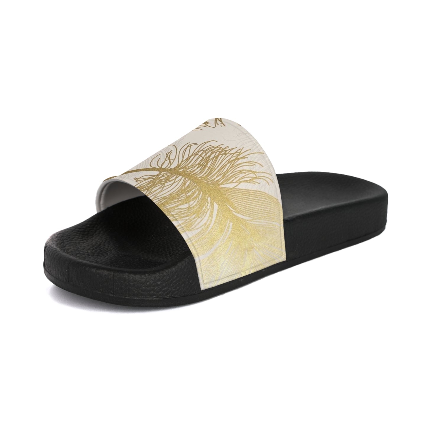 Golden Feathers - Inovax Women's Slide Sandal