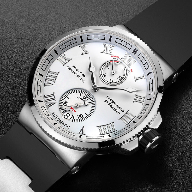 Reloj luminoso impermeable para hombre a la moda.